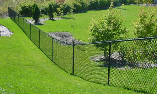 Black Vinyl Chain Link Fence Contractor Rock Hill SC